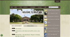 Desktop Screenshot of hollyhillfl.org